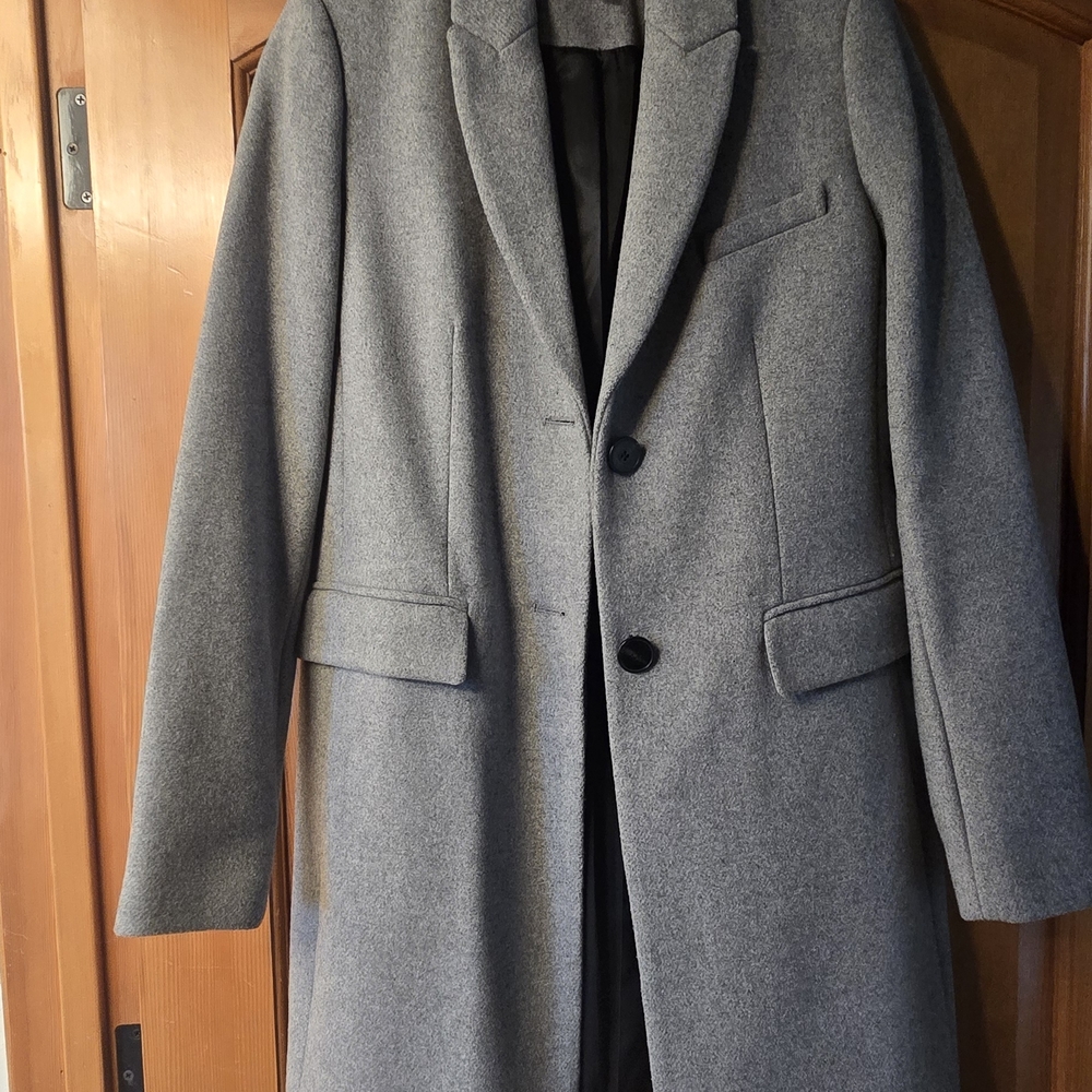 Zara TRF Outerwear Women's Gray Coat
